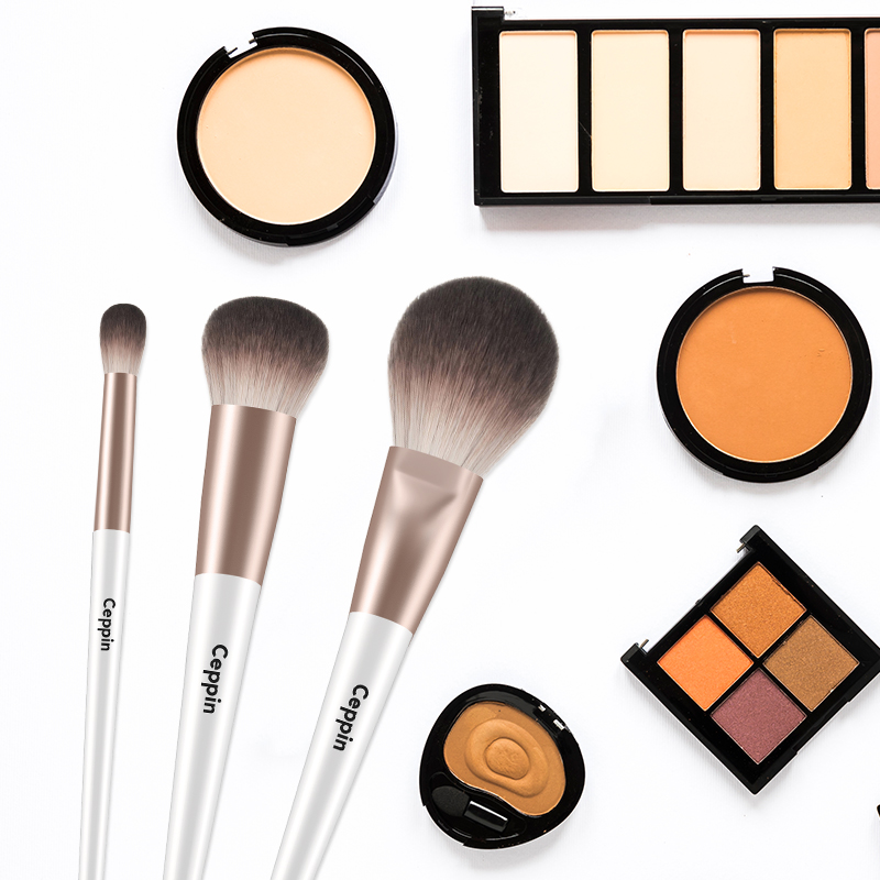 Makeup Brush Set 11Pcs Synthetic Brush Set Foundation Powder Blending Concealer Eye shadows Blush Cosmetics Brushes