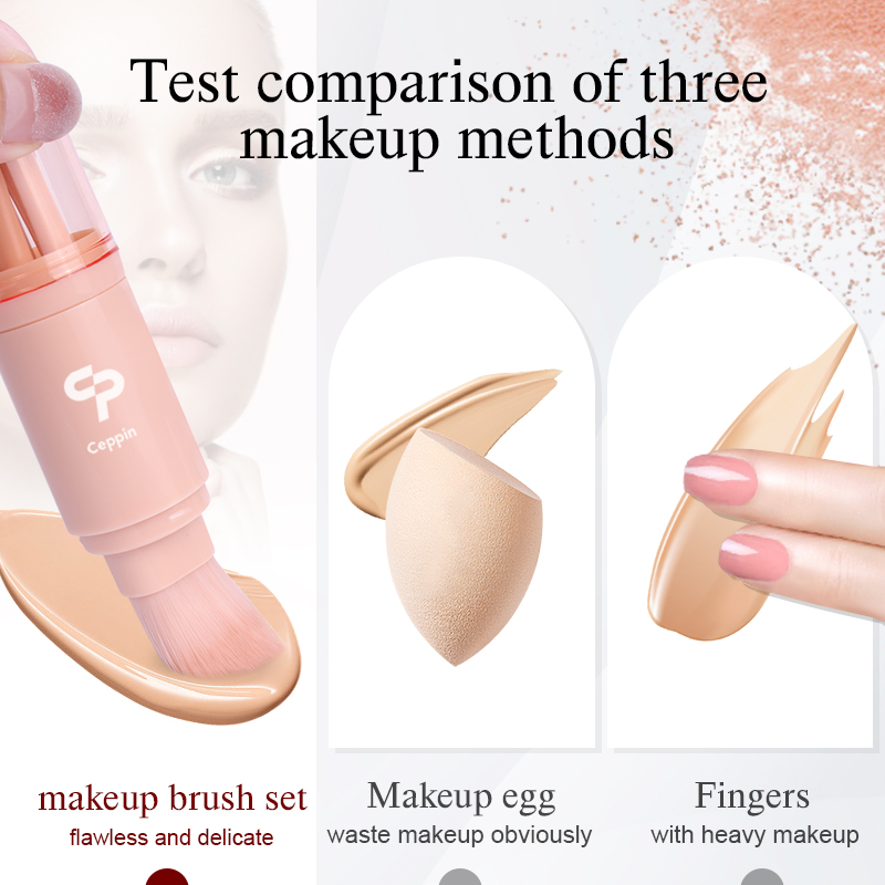 4 Pcs Makeup Brush Double Head Foundation Brush Concealer Brush High-grade Cosmetic Brush