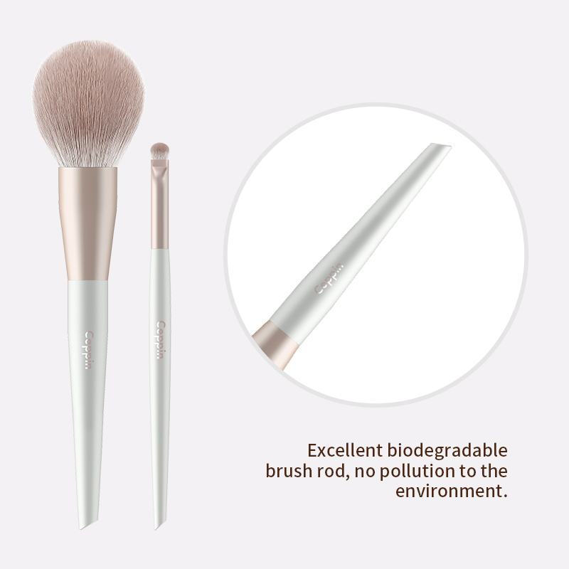 7 Pcs Makeup Brush Set for Eyeshadow, Foundation, Blush, and Concealer with Storage Bag