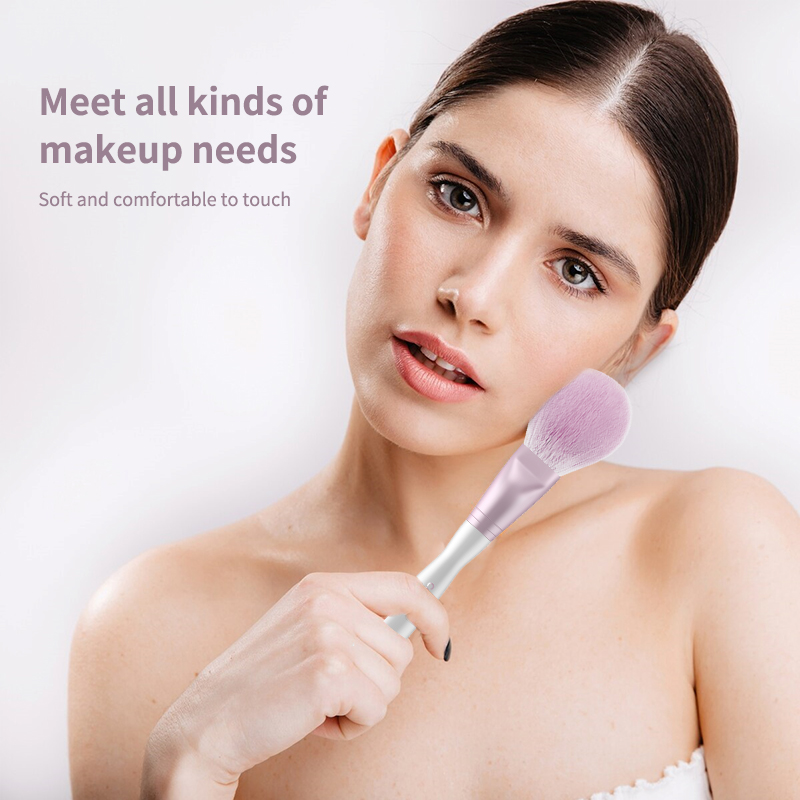 9 Pcs Purple Professional Makeup Brushes Premium Synthetic Makeup Brush Set