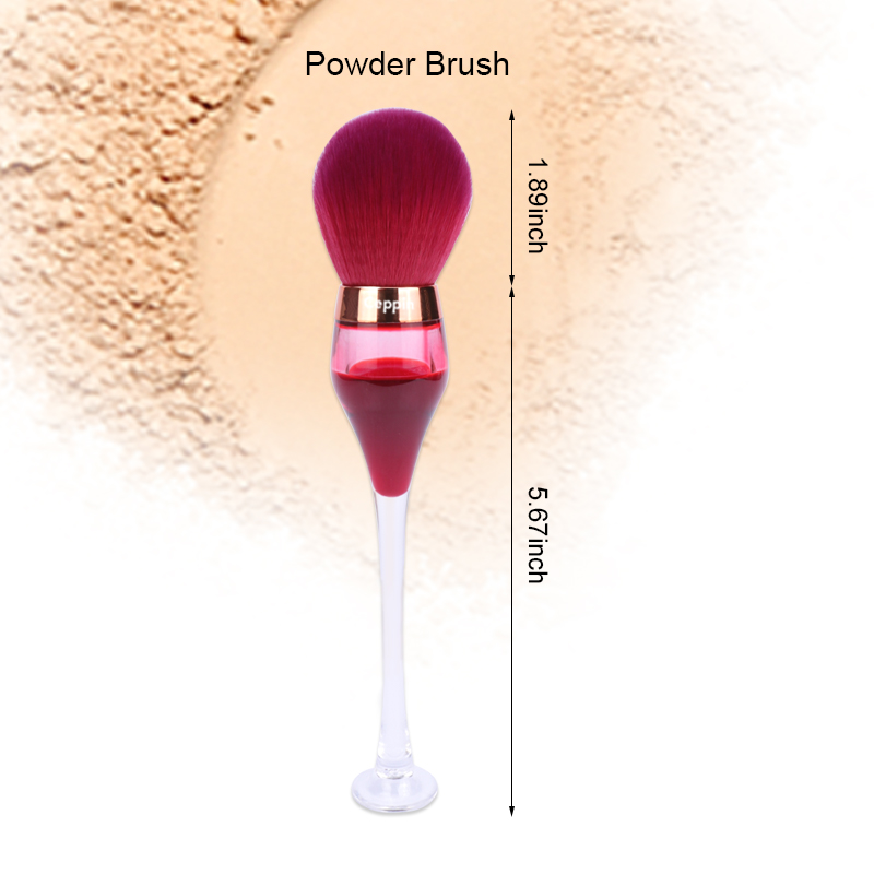 Special Shaking Red Wine Glass Makeup Brush Powder Brush1 Pc 